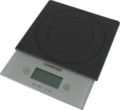 Produktbild von Kenwood AT850B digitale Glas Küchenwaage grau