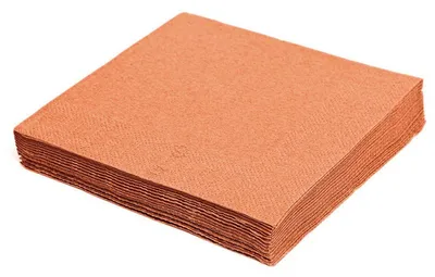 Produktbild von 250x Servietten 33 x 33 cm 1/4 -Falz 3-lagig apricot
