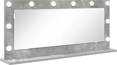 Obrázok produktu pre Toaletné zrkadlo Obdĺžnikový Betónová šedá 100 x 45 x 18 cm