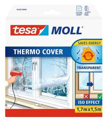 Obrázok produktu pre tesa MOLL Thermo Cover izolačná fólia na okná 1,7 m x 1,5 m