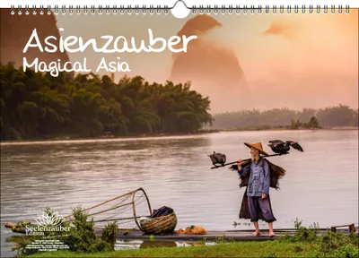 Produktbild von Asienzauber DIN A3 Immerwährender Kalender Asien Stadt und Land - Seelenzauber