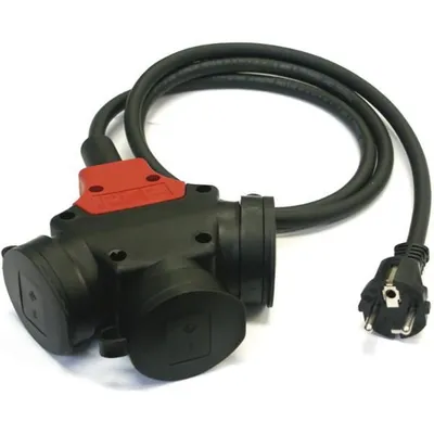 Produktbild von Verlängerungskabel 3-fach H07RN-F 3G1.5 Länge 1.5 m IP44