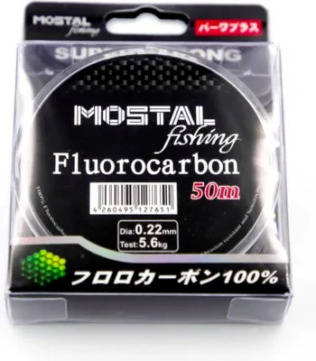 Produktbild von Mostal Fluorocarbon Vorfachschnur Länge 50m ø 0,33mm