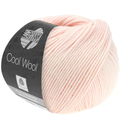 A ball of pink yarn on a white background.
