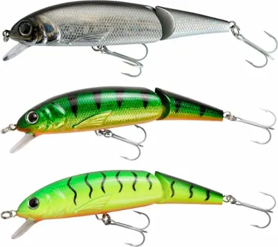 Produktbild von Abu Garcia Tormentor 3-Pack Jointed - 3 Wobbler im Set