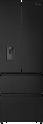 Produktbild von Hisense RF632N4WFE French Door Kühl-Gefrier-Kombination Premium Black Inox