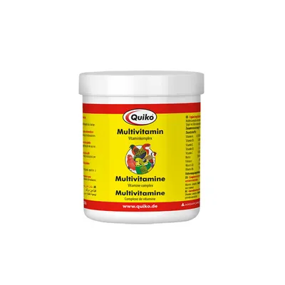 Productafbeelding van ardapcare Quiko Multivitamin: Voedingssupplement voor de vitaminevoorziening van siervogels - 0,375 kilogram