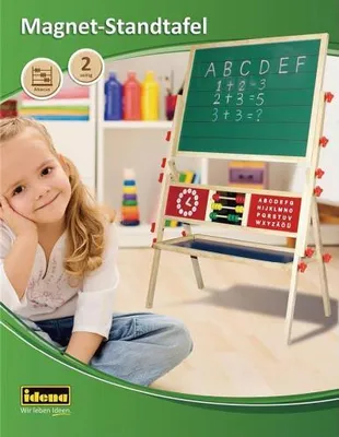 Produktbild von Idena 20106 - Magnetstandtafel mit Ablage, ca. 76 x 38 x 118cm