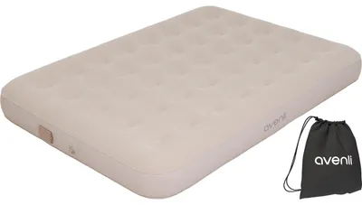 Produktbild von Avenli Luftmatratze selbstaufblasbar Camping CloudCoil beige mit ZenCharge USB Pumpe 191x137x25cm