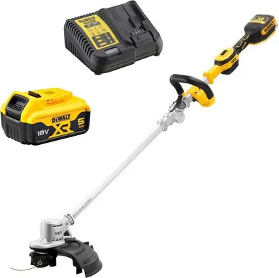 Image de Coupe bordure repliable XR 18V Brushless - DEWALT - avec 1 batterie 18v 5.0Ah - chargeur - DCMST561P1-QW