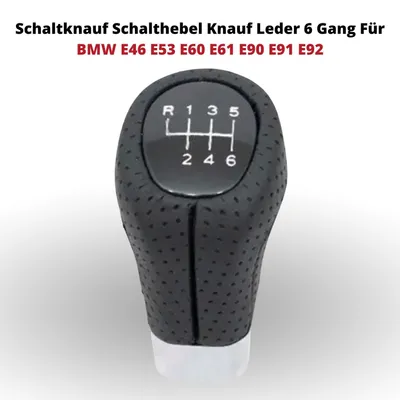 Obrázok produktu pre Radiaca páka kožená 6 rýchlostí Pre BMW E46 E53 E60 E61 E90 E91 E92