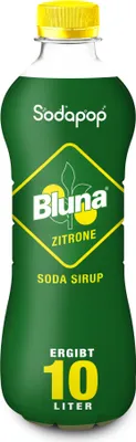 Produktbild von SODAPOP BLUNA Zitrone Sirup 500ml für 10 Liter
