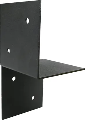 Produktbild von Pergola Wandhalterung Schwarz für 9 x 9 cm Balken Links - Pro Stück