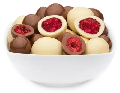 Produktbild von CrackersCompany Schoko-Himbeeren (Raspberry Twins), Vorratspackung 2,5 kg