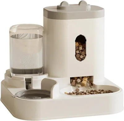 Produktbild von Tierfutter-Box – Automatische Futterschüssel und Wasserausgabestation für kleine Haustiere