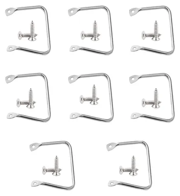 Image de Poignées pour plats de service - Acier inoxydable - Lot de 8 pièces