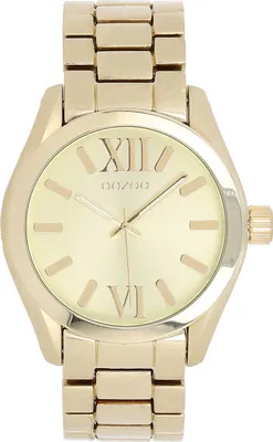 Produktbild von Oozoo Armbanduhr gold Metall Vintage Series Damen-Herren Analog-Quarzuhr UOC5718A