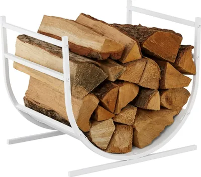 Obrázek produktu pro Kovový stojan na palivové dřevo ve tvaru U - půlkulatý design