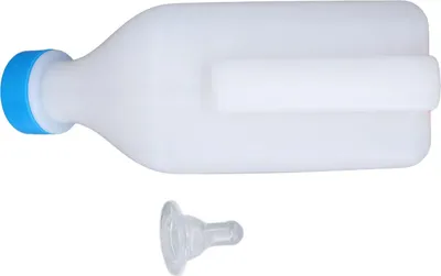 Zdjęcie produktu dla Butelka do karmienia zwierząt, 850 ml, zestaw do karmienia zwierząt domowych ze smoczkiem dla noworodków, kociąt, szczeniąt, małych zwierząt