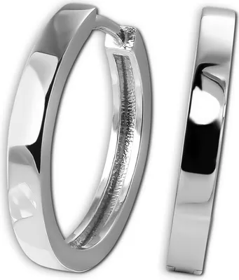 Produktbild von SilberDream silberfarben SilberDream Ohrringe Damen 925 Silber Creolen SDO4444J