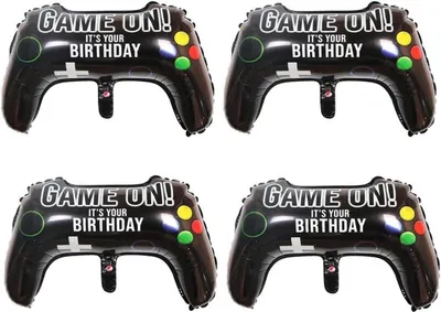 Productafbeelding van Ballonnen, videospel, gamecontroller, folieballon, feestdecoratie