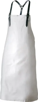 Produktbild von Schweißerschürze L.100xB.80cm Narbenleder  weiß