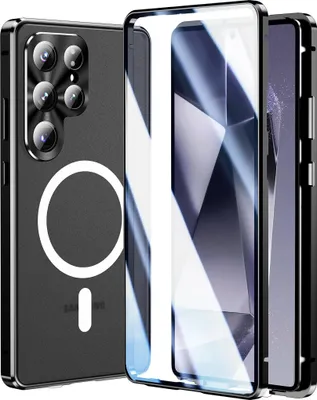 Obrázok produktu pre MagSafe puzdro na mobilný telefón pre Samsung Galaxy S26 Ultra 5G Full 360 stupňové puzdro z tvrdeného skla