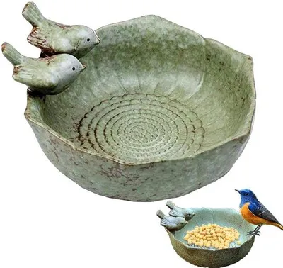 Zdjęcie produktu dla Ceramiczna miska na karmę – mrozoodporna – 16 x 16 x 8 cm