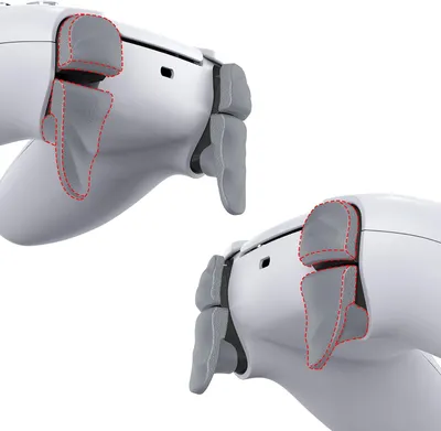 Productafbeelding van Triggerknoppen - Geschikt voor PlayStation 5 - DUNE 2 Paar Trigger Extenders voor Controller
