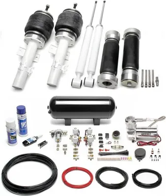 Produktbild von TA Technix Luftfahrwerk schwarz für Audi A1 8X A2 Ibiza 6J Fabia 5J Fox Polo 6R