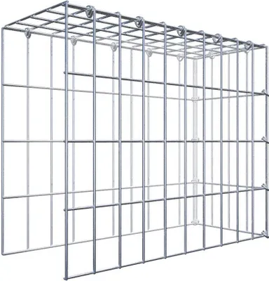 Produktbild von Anbaugabione Typ 4 50 cm x 40 cm x 20 cm (L x H x T), Maschenweite 5 cm x 10 cm, C-Ring