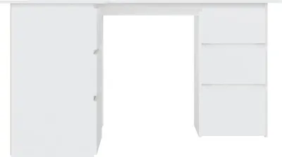 Produktbild von vidaXL Eckschreibtisch Weiß 145x100x76 cm Holzwerkstoff