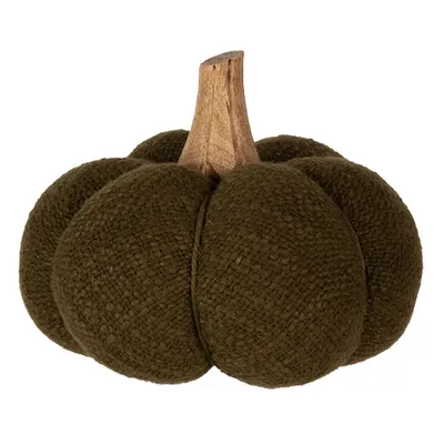 Produktbild von Clayre & Eef Dekoration Kürbis 13 cm Grün Polyester