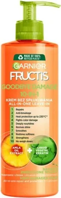 Produktbild von GARNIER Fructis Goodbye Damage 10in1 All-In-One Leave-In Conditioner für geschädigtes Haar 400ml