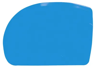 Produktbild von Teigschaber blau, PP 128 x 90 x 1 mm