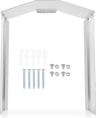 Produktbild von Jopassy Wallbox Regenschutz Edelstahl Dach Wetterschutz für Wallbox inkl. Montagezubehör - 45 x 40 x 20 cm für Ladestation