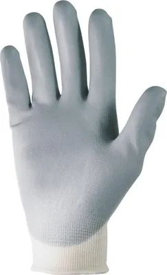 Image de Gant KCL Camapur Comfort taille 11 tricot sans couture avec enduction polyuréthane blanc / gris - 619/11
