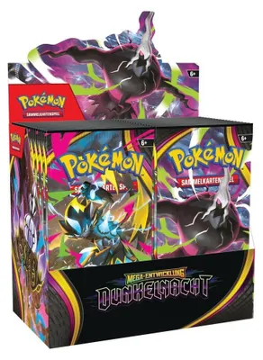 Immagine prodotto di Pokémon Booster Display, Evoluzioni Mega – Notte Oscura