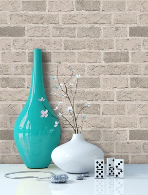 Produktbild von NEWROOM Tapete Beige Papiertapete Mauer - Ziegelstein Modern Creme Stein Backstein Mauerwerk