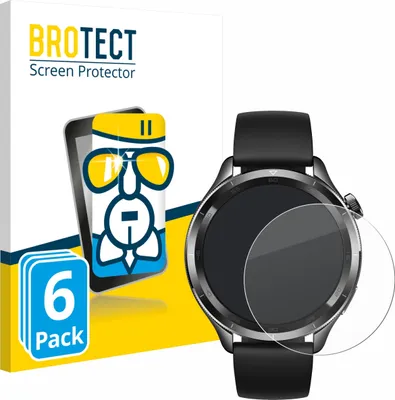 Produktbild von 6x BROTECT Schutzglas für Xiaomi Watch S4 (47 mm) Schutzfolie Panzer Folie Glas Display Schutz klar