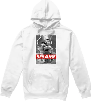Produktbild von Sesame Street - "Sesame" Kapuzenpullover für Herren/Damen Uni TV23250 (L) (Weiß)