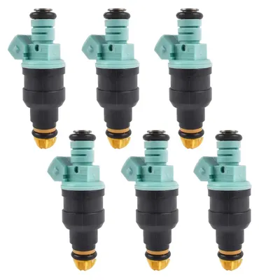 Produktbild von Kraftstoffinjektoren - AP03 6er-Set - BMW 323i 1998–1999 - BMW 325i 1992–1995 - BMW 525i 1991–1995 - 2,5 l Reihensechszylinder - OEM 0280150415