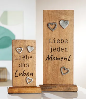 Produktbild von Gilde Botschaft "Liebe" H. 32,5 cm 51679
