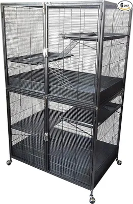 Produktbild von Nagerkäfig Rattenkäfig Maximus 94x63x158cm