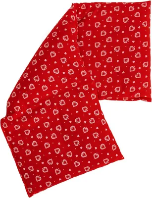 Productafbeelding van Johanniskernkussen 20x50 cm, 3-kamer, 1100 g bessenpitten, katoen, voor nek