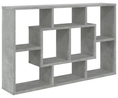 Produktbild von vidaXL Wandregal Betongrau 85x16x52,5 cm Holzwerkstoff