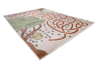 Obrázok produktu pre Koberec FUN Honey pre deti, medveď, včely béžová Vícebarevný 240x330 cm