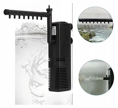 Obrázek produktu pro Vnitřní filtr do akvária, 1000 l h, regulace výkonu, deszczownica, pro akvária 80 až 200 l, černý