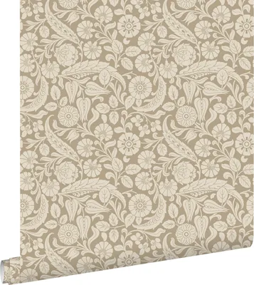 Obrázek produktu pro ESTAhome tapeta květinový vzor béžová hnědá 50 x 900 cm