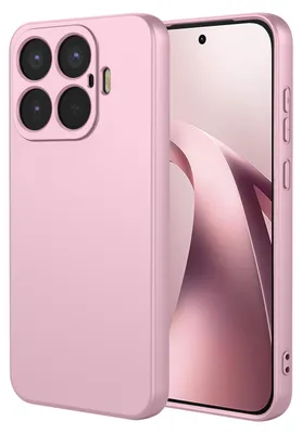 Produktbild von MobyDefend Hülle für Xiaomi 17T - Matte Silikon Schutzhülle - Rosa